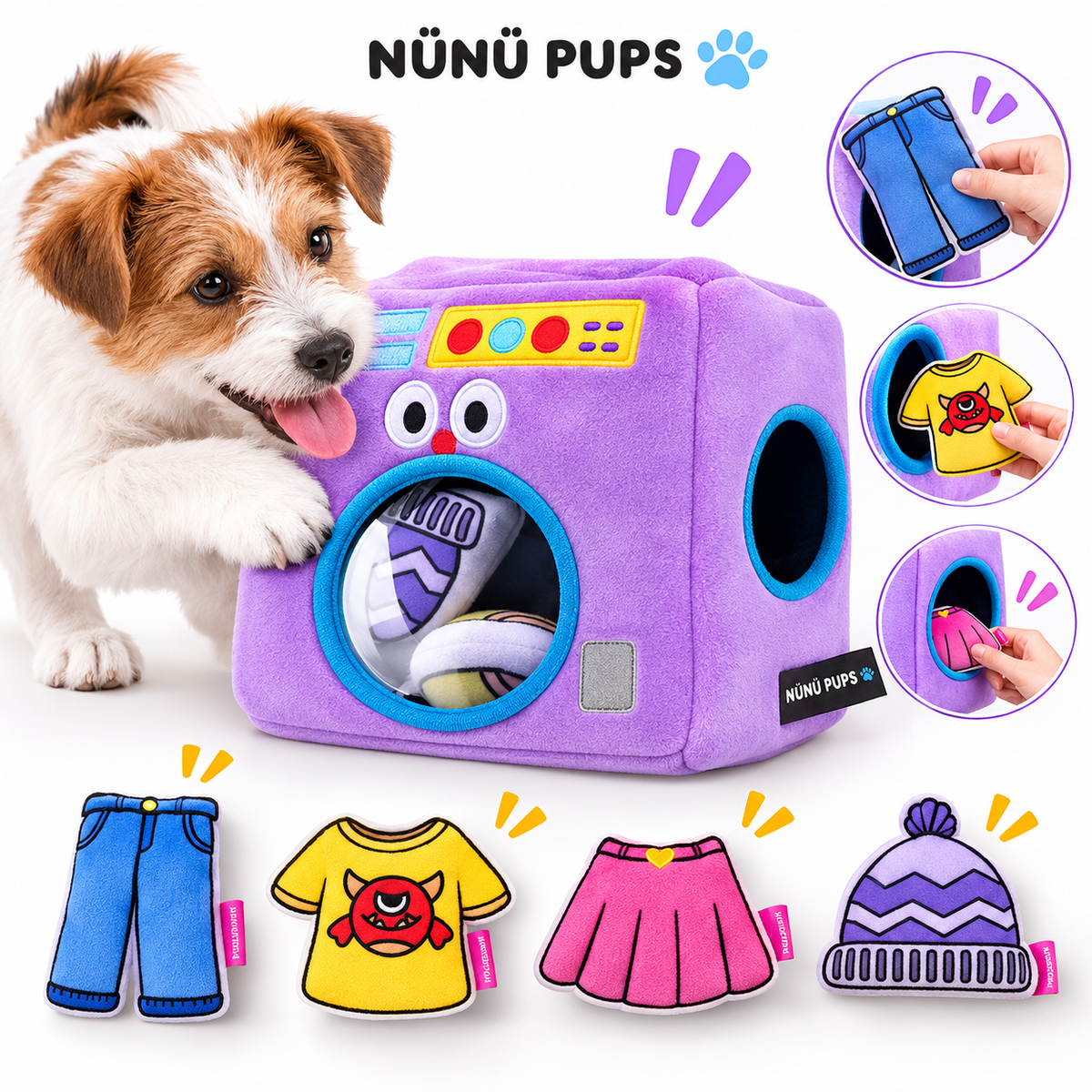 Peek & Play Appliance Snuffle Dog Toy