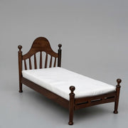 French Vintage Solid Wood Pet Bed with Mattress