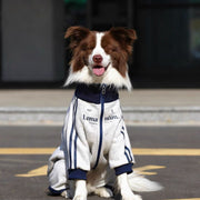 中大型犬秋冬加絨保暖寵物連帽衛衣外套