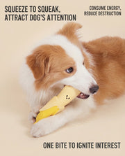 Peel & Squeak Latex Dog Toys – Fruit & Veggie Collection